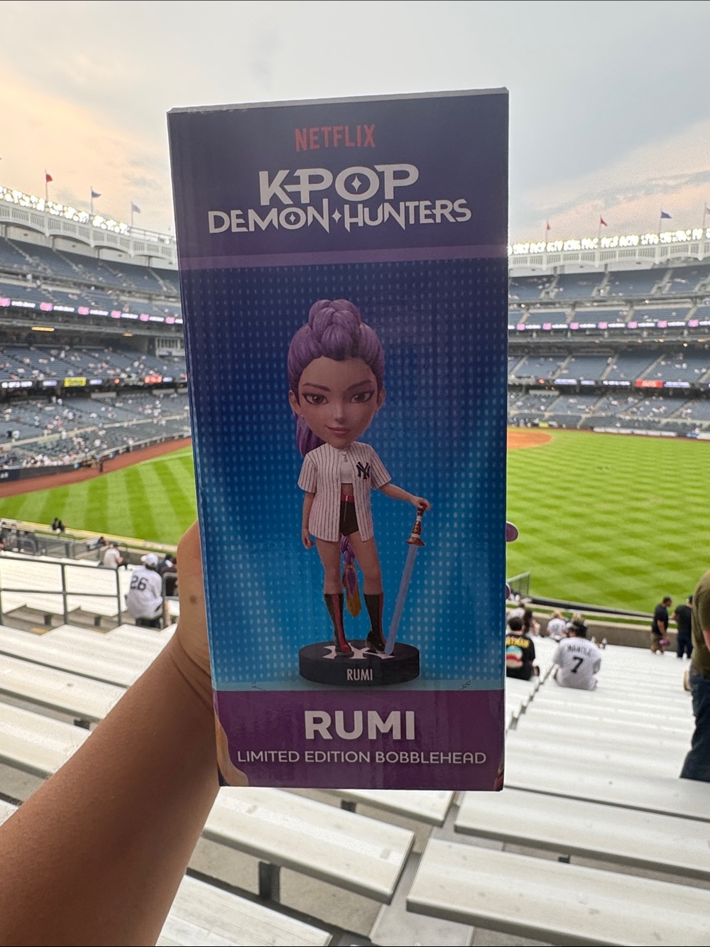 Netflix K-Pop Demon Hunters Rumi Bobblehead - Purple, Blue